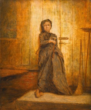 The Young Sweep by Eastman Johnson Oil Painting