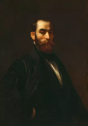 Worthington Whittredge by Eastman Johnson Oil Painting