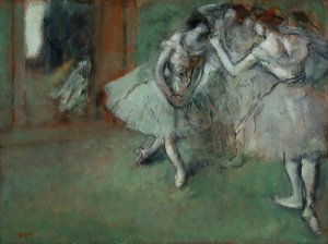 A Group Of Dancers by Edgar Degas Oil Painting