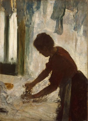 A Woman Ironing by Edgar Degas Oil Painting