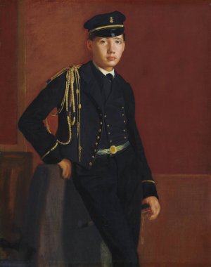 Achille De Gas in the Uniform of a Cadet by Edgar Degas Oil Painting