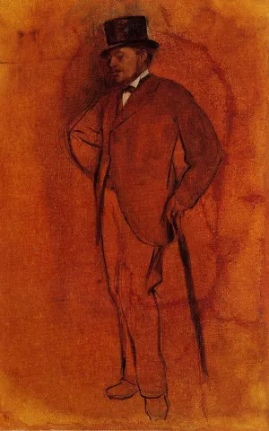 Achille De Gas by Edgar Degas - Oil Painting Reproduction