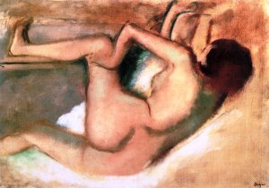 After Bathing by Edgar Degas Oil Painting
