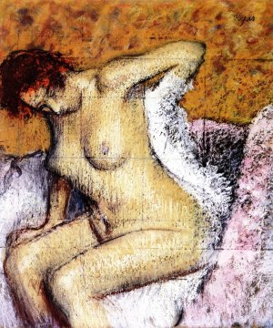 After the Bath by Edgar Degas Oil Painting