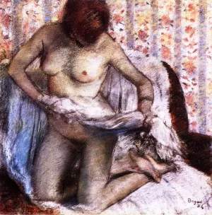 After the Bath 2 by Edgar Degas Oil Painting