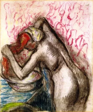 After the Bath 3 by Edgar Degas Oil Painting