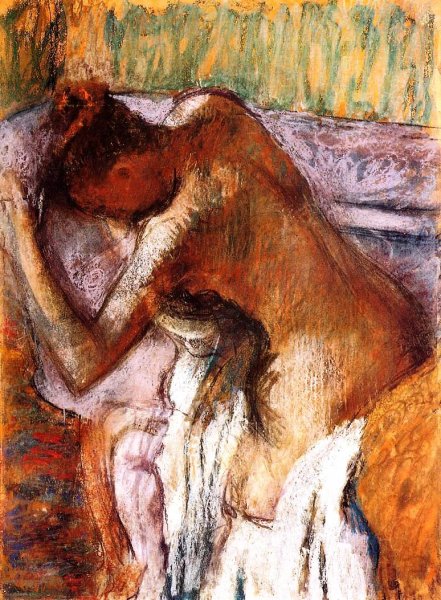 Main Product Photo of After the Bath 5 Painting by Edgar Degas