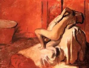 After the Bath 6 by Edgar Degas - Oil Painting Reproduction