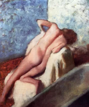 After the Bath 7 painting by Edgar Degas