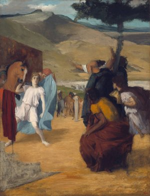 Alexander and Bucephalus by Edgar Degas Oil Painting