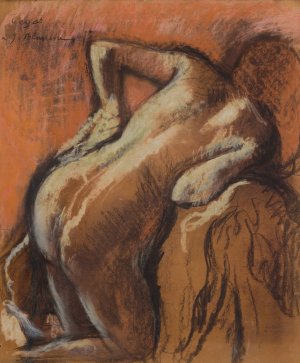 Apres le bain, femme s'essuyant by Edgar Degas Oil Painting
