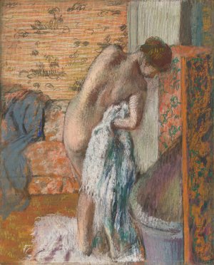 Apres le bain by Edgar Degas Oil Painting