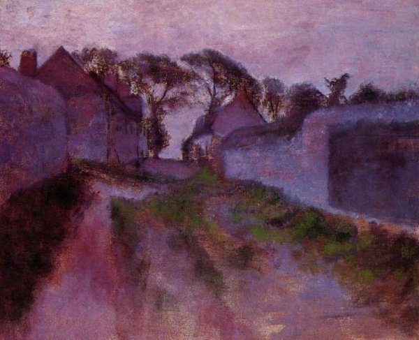 At Saint-Valery-sur-Somme by Edgar Degas - Hand-Painted Oil Painting Reproduction