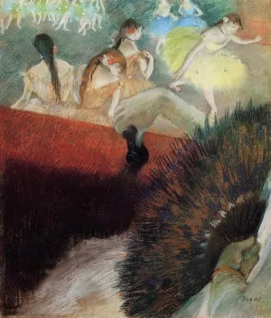At the Ballet by Edgar Degas - Oil Painting Reproduction