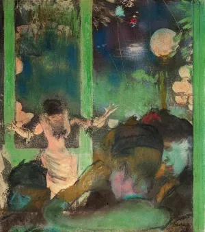 At the Cafe des Ambassadeurs by Edgar Degas Oil Painting