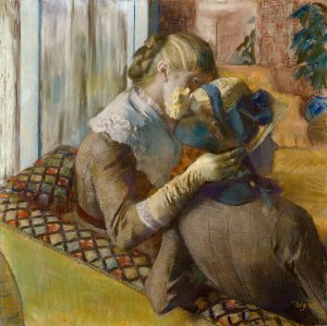 At the Milliner's by Edgar Degas Oil Painting