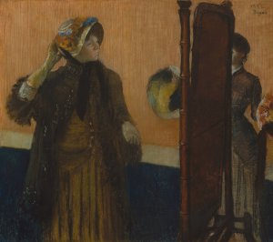 At the Milliner's by Edgar Degas Oil Painting