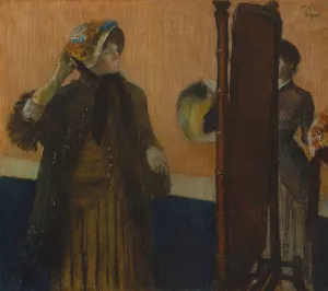 At the Milliner's by Edgar Degas Oil Painting