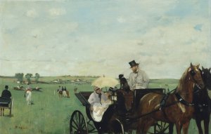 At The Races In The Countryside by Edgar Degas Oil Painting