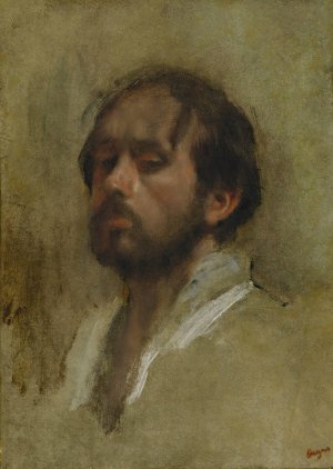 Autoportrait by Edgar Degas Oil Painting