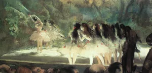 Ballet at the Paris Opera painting by Edgar Degas