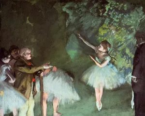 Ballet Rehearsal by Edgar Degas Oil Painting