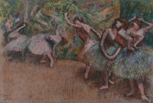 Ballet Scene by Edgar Degas Oil Painting