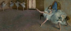 Before the Ballet by Edgar Degas Oil Painting