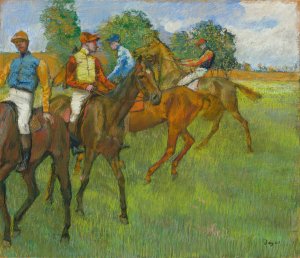 Before the Race by Edgar Degas Oil Painting