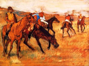 Before the Race by Edgar Degas Oil Painting