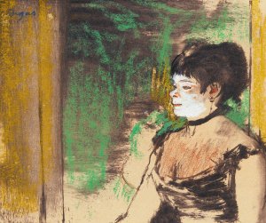Chanteuse De Cafe-Concert by Edgar Degas Oil Painting