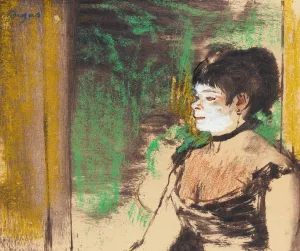 Chanteuse De Cafe-Concert by Edgar Degas Oil Painting