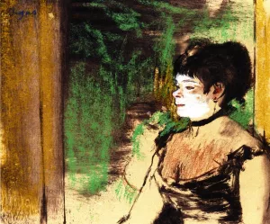 Chanteuse de Cafe-Concert painting by Edgar Degas