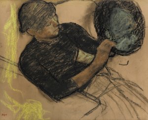 Chez La Modiste by Edgar Degas Oil Painting