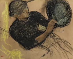 Chez La Modiste by Edgar Degas Oil Painting