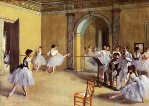 Dance Class at the Opera painting by Edgar Degas