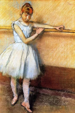 Dancer at the Barre by Edgar Degas Oil Painting