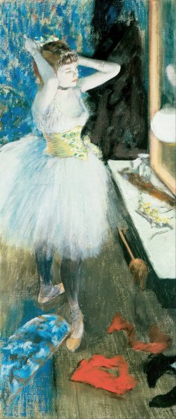 Dancer in Her Dressing Room by Edgar Degas Oil Painting