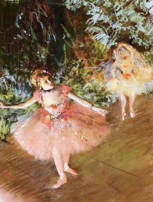 Dancer on Stage by Edgar Degas Oil Painting