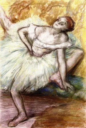 Dancer with Jewelry by Edgar Degas Oil Painting