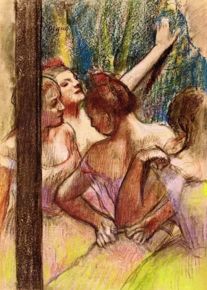 Dancers 2 by Edgar Degas - Oil Painting Reproduction