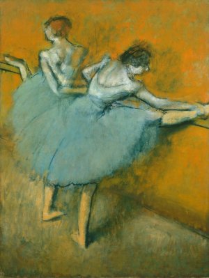 Dancers At The Barre by Edgar Degas Oil Painting