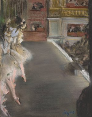 Dancers At The Old Opera House by Edgar Degas Oil Painting