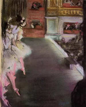 Dancers at the Old Opera House painting by Edgar Degas