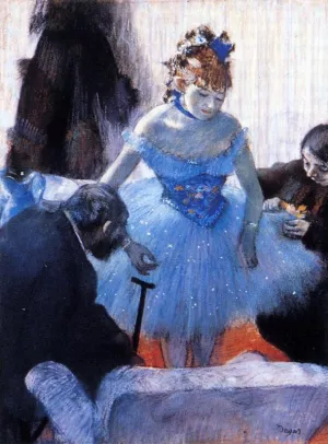 Dancer's Dressing Room by Edgar Degas Oil Painting