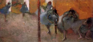 Dancers in a Studio by Edgar Degas Oil Painting