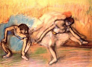 Dancers Resting II by Edgar Degas Oil Painting