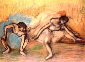 Dancers Resting II by Edgar Degas Oil Painting