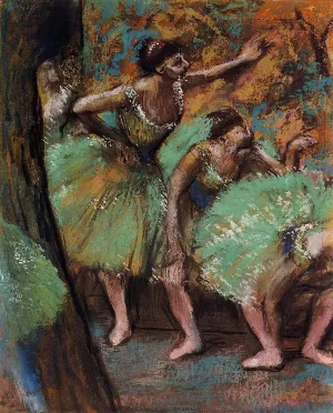 Dancers by Edgar Degas - Oil Painting Reproduction