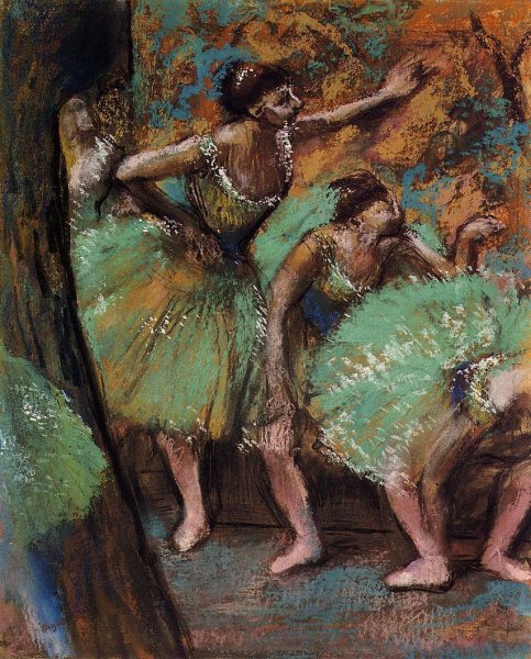 Dancers by Edgar Degas - Hand-Painted Oil Painting Reproduction
